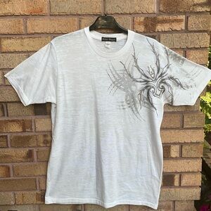 Silver Bagger  White Bling T-shirt 💎